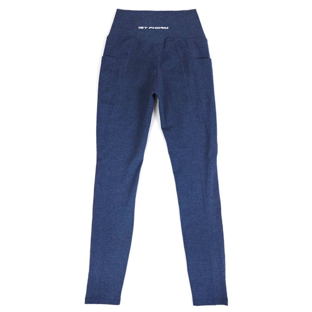 1ST PHORM Venture Leggings Compression Sculpting Shaping Leggings Yoga XS Navy